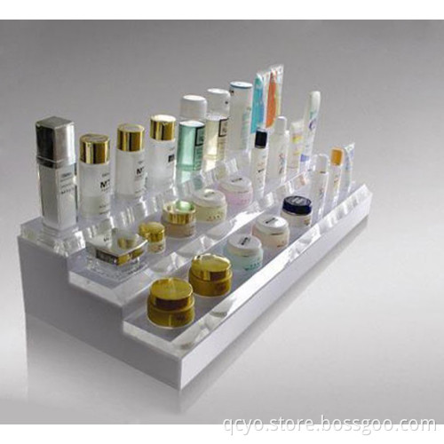 wholesale clear acrylic cosmetic & makeup display organizer with drawer